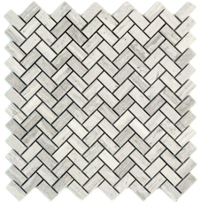 Polished Herringbone Mosaic