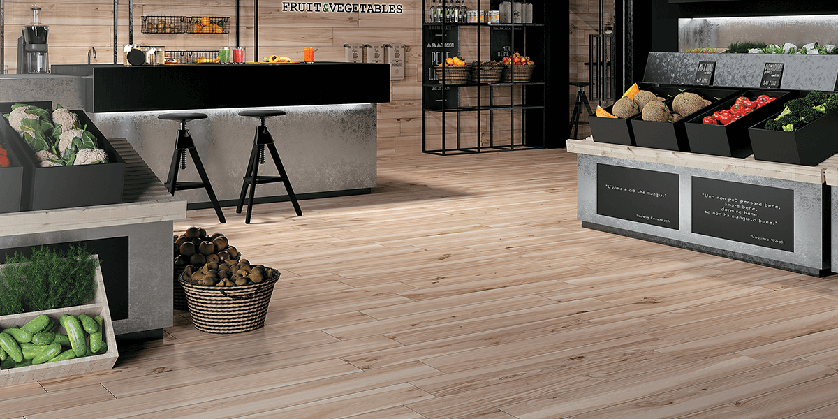 Koru Wood-Look Porcelain Floor Tile