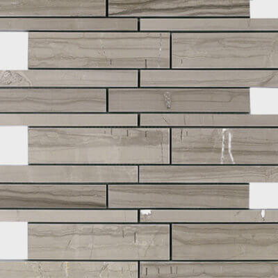 Polished Linear Stacked Mosaic