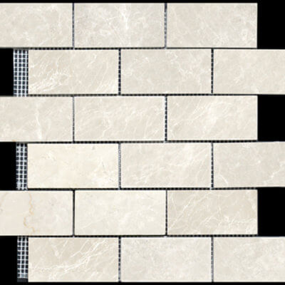 Honed 2 x 4 Brick Mosaic