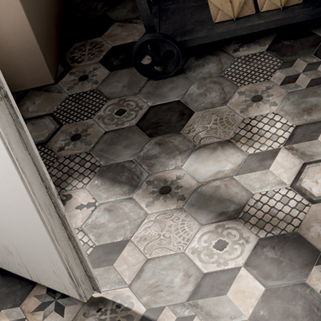 Terra Porcelain Hexagon Tile | Marca Corona