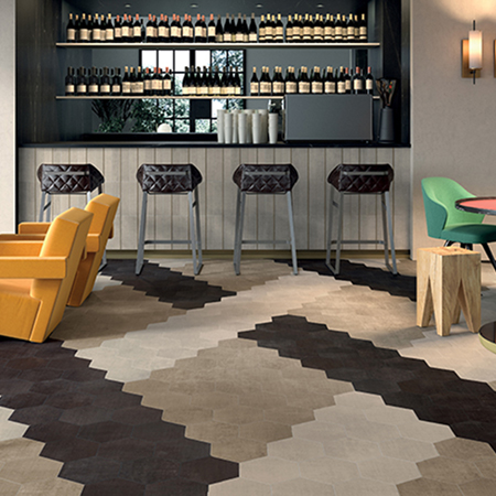 Textile (Merino) Porcelain Floor Tile Marca Corona Olympia