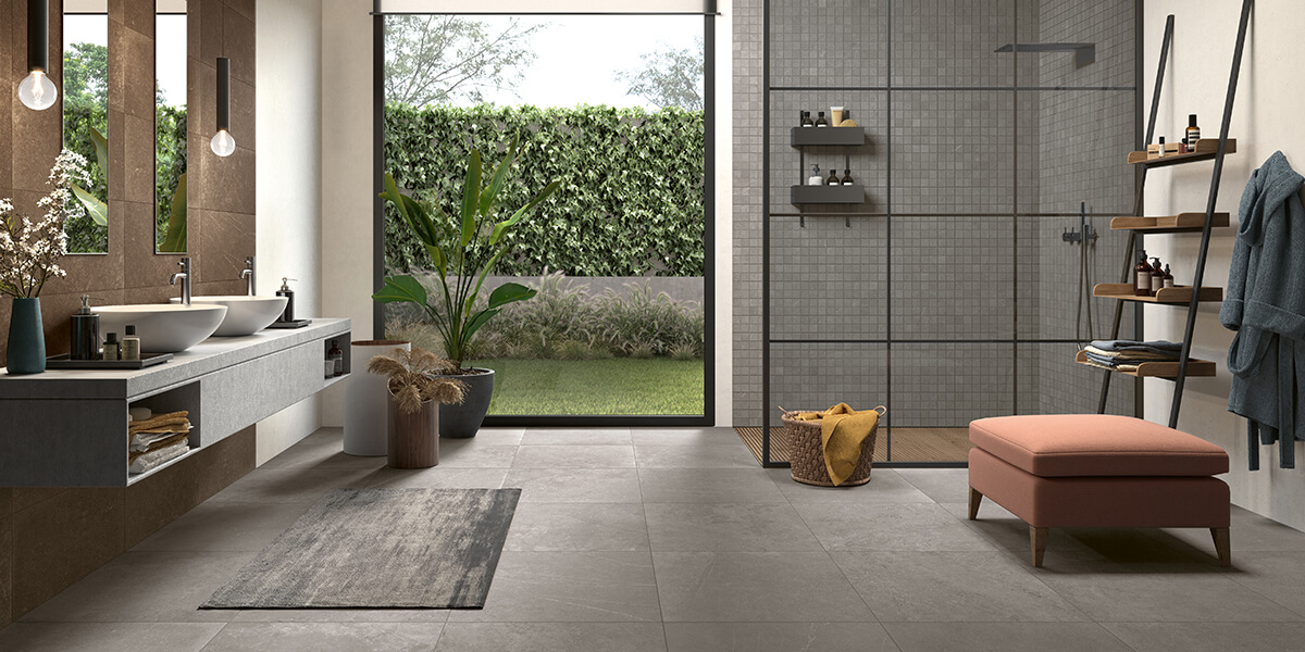 connect glazed porcelain tile forth mosaic floor wall | panaria
