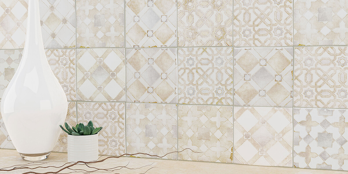 Moroccan Mix Ceramic Wall Tile Anthology Moroccan Habitat