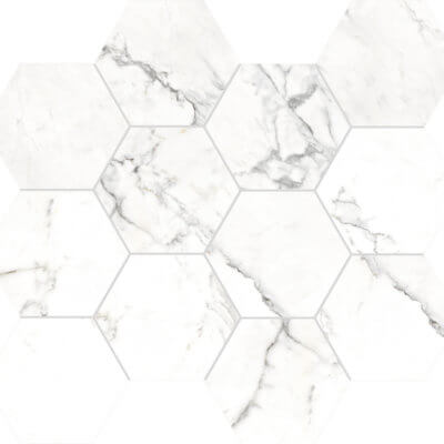 Statuario Hex Mosaic