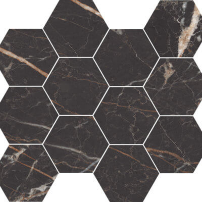 Emperador Hex Mosaic