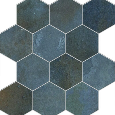 Blue Lagoon Hex Mosaic