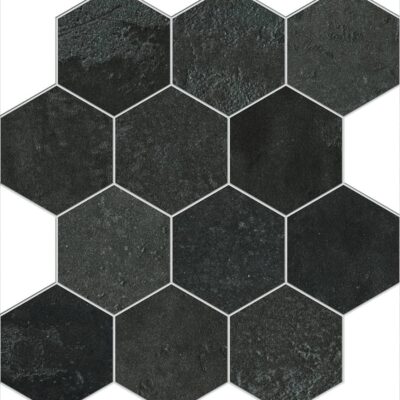 Dark Peat Hex Mosaic