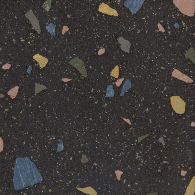 Black Terrazzo 8x8